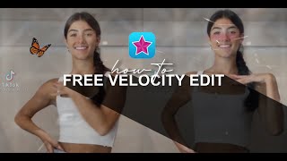 HOW TO MAKE A VELOCITY EDIT  VIDEOSTAR [upl. by Boyes780]