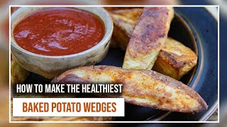 Easy Potato Wedges  insanely good healthy version [upl. by Bee]