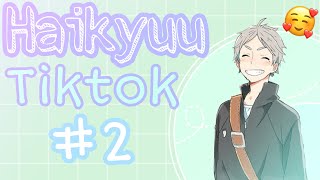 Haikyuu Tiktok compilation  my favorite Sugawara 3  Part 2 [upl. by Raine72]