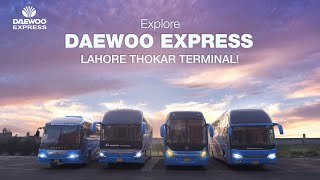 Daewoo Express Lahore Thokar Niaz Baig Terminal  Complete Tour amp Guide PKBUSES [upl. by Breed]