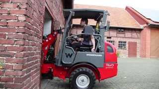 Weidemann epsPlus hydraulisch absenkbares Fahrerschutzdach [upl. by Nylavad]