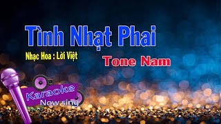 Tình Nhạt Phai  Karaoke Beat Chuẩn  Tone Nam [upl. by Katlaps]