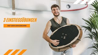 SENSOBOARD by Sensosports  3 Einstiegsübungen mit Henning [upl. by Cohl]