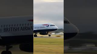 INCREDIBLE BA Touchdown at Edinburgh Airport aviation planespotting airliners britishairways [upl. by Islaen]