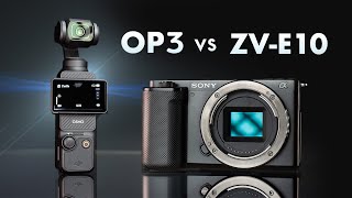 OSMO POCKET 3 vs Sony ZVE10  Watch Before you Buy [upl. by Goldy]