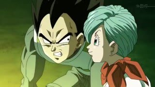 Dragonball Super Episode 29  Bulma kisses Vegeta HD [upl. by Llesram]