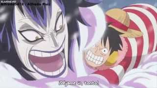 Luffy vs Caesar Clown One Piece HD [upl. by Espy]