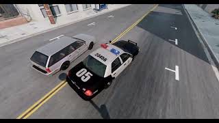 98 LAPD CVPI Chase Beamng [upl. by Whalen815]