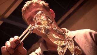 Glass blowing – sculpting a horse [upl. by Chan]