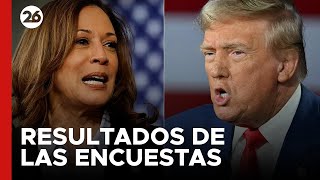 ¿Qué dicen las encuestas para elecciones en EEUU 2024 [upl. by Martie213]