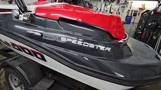 2008 SEADOO SPEEDSTER 150 w 215HP rotax 4 tec [upl. by Eillah332]