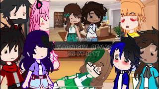 💜Aphmau ¥ Friends💜 Reacts Part14 Pierce x Ein [upl. by Yarled]