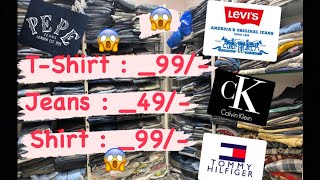 100 Oroginal Jeans  Discount upto 90 Off  Jack amp Jones Calvin Klein HM US Polo Tommy 🦬 [upl. by Brewster]