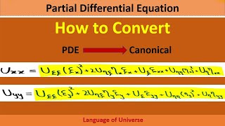 What is Canonical Form  PDE [upl. by Anilem]