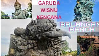 Garuda Wisnu Kencana  Tallest statue of Indonesia  Sunset in Bali Balangan Beach  Vlog5 [upl. by Augusto]