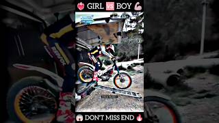 WAIT FOR END 😱💪🏼 bikergirl bikestunt motovlog shorts livebigagency 4rabetind [upl. by Katee]