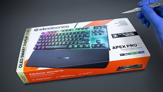 SteelSeries Apex Pro TKL Mechanical Gaming Keyboard Unboxing  ASMR [upl. by Liliane]