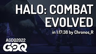 Halo Combat Evolved by ChronosR in 11738  AGDQ 2022 Online [upl. by Mckeon]