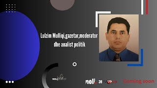 LULZIM MULLIQI GAZETAR MODERATOR DHE ANALIST POLITIK [upl. by Bastian]