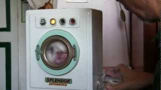 lavatrice giocattolo automatica  automatic toy washing machine VENTURA [upl. by Gilly]