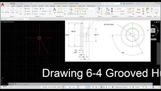 AutoCAD 2021 Practice 11 Using Object Snaps Viewports Grooved Hub [upl. by Inasah]