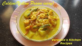 Caldine Recipe Yellow Prawn Curry [upl. by Aeel48]