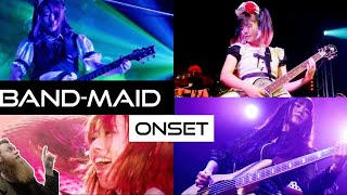 BandMaid  onset Official Live Video [upl. by Billie]