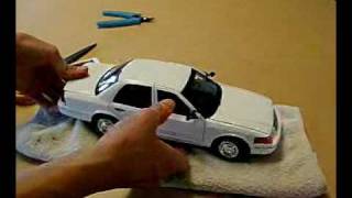 Police Siren Install in 118 Diecast Police Car  How to Part 2 [upl. by Varhol]