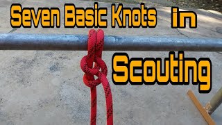 BASIC KNOT IN SCOUTING [upl. by Neelyam228]