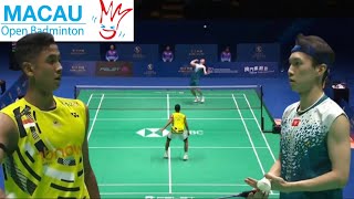 Alwi Farhan INA VS Ng Ka Long Angus HKG  Semifinal Macau Open 2024 Open 2024 [upl. by Tudor]