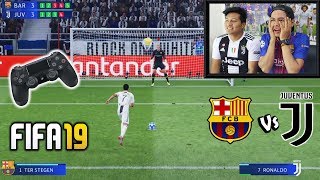 Reto ÉPICO Penaltis en FIFA19 con CASTIGO BARÇA vs JUVENTUS [upl. by Eno382]