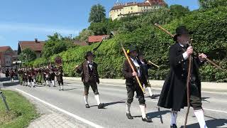 21 Treffen der Historischen Trachten von Altbayern in Neubeuern 2024 [upl. by Pammy182]