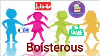 Teachers Should Know How To Handle Boisterous Studentsmnemonics07 exam schoolvocabulary [upl. by Anitsirt]