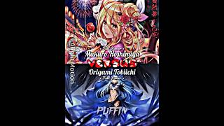 Mukuro Hoshimiya vs Origami Tobiichi  Date A Live vsedits edit vs datealive mukuro origami [upl. by Arun]