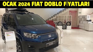 Ocak 2024 Fiat Doblo Fiyat Listesi  2024 Fiat Doblo Fiyatları  fiatdoblo doblo [upl. by Nodnalb]