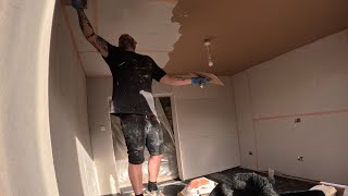 Plasterers BathBristol Applying Lime Renovating Plaster To Damp Walls and RePlastering [upl. by Aleyak]