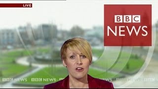 That sinking feeling  Reporter sinks live on air  BBC News [upl. by Silera132]