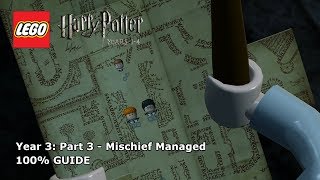 15 Mischief Managed 100 Guide  LEGO Harry Potter Years 14 [upl. by Eyt]