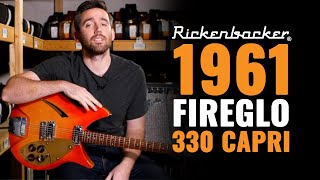 1961 Fireglo Rickenbacker 330 Capri  CME Vintage Demo  Nathaniel Murphy [upl. by Gorrono136]