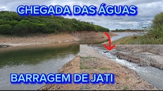 Chegada das Águas da Barragem de Jati em 03062024 Transposição do Rio São Francisco [upl. by Denni]