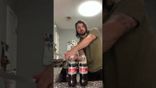 Attempting To Slice Two Diet Cokes With A Blade [upl. by Yonina]