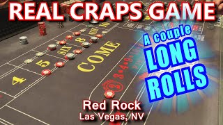 HOT amp COLD TABLE  Live Craps Game 55  Red Rock Casino Las Vegas NV  Inside the Casino [upl. by Lyret]