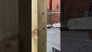 Stainless steel grommets for steel wire balustrade timber posts [upl. by Akzseinga]