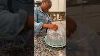 Girl bake cake for the 1st time and this happen 😂 WATCH TIL END shorts [upl. by Aid]