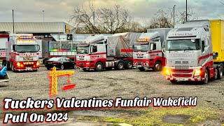 Tuckers Valentines Funfair Wakefield Pull On February 2024 [upl. by Gilemette]