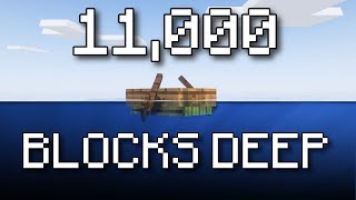 The DEEPEST Ocean in the World in Minecraft [upl. by Dewayne975]