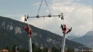 Montage Hängebrücke Sigriswil [upl. by Snebur]