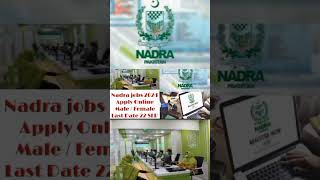 How to Apply for NADRA Jobs – Latest Openings for 2024Shortsviralnadrayoutubeshort [upl. by Nelad254]