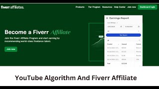 YouTube Algorithm And Fiverr Affiliate [upl. by Zantos827]