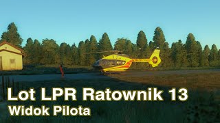 LPR Lot Ratownik 13 z POV Pilota  Wypadek komunikacyjny Grabowo Wielkie [upl. by Winou]